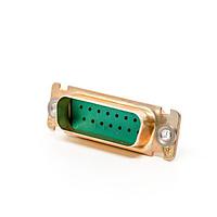 Cinch DAMAR15P ປລັກ DSUB 15M CRIMP G30 F FLOAT ZIN