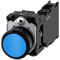 SIEMENS A6X30141498 ປ່ອງສະຫນັບສະຫນູນມາດຕະຖານ ປຸ່ມກົດ. ສີຟ້າ