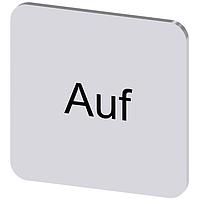 SIEMENS 3SU19000AF810AD0 ປ້າຍປ້າຍຊື່, Auf INSCR. LABEL, SILVER 22 X 22MM, AUF