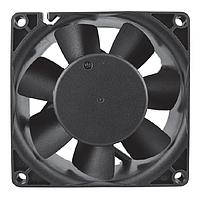 Qualtek Electronics FMA1-08025WBHW12 ພັງລົມ EC EC FAN, 80x80x25mm, 2-BALL BEARING, ຄວາມໄວສູງ, 100-240VAC, ສາຍສື່ງ