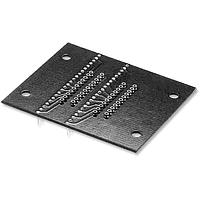 Aries Electronics 97-68340 ປະເພດປະກອບສ່ວນຕ່າງໆ 144P QFP-PGA ADPTR