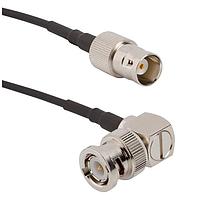 Amphenol RF 095-850-268M30L ການປະກອບສາຍ RF BNC RA Pl ເປັນ BNC Str Jk RG-58 30m
