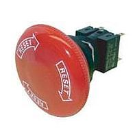 Omron Automation and Safety A22E-L-02 ສະວັດຄວາມປອດໄພ DPST-NC 60mm HEAD ປຸ່ມລອກການກົດ-ກັບຄືນ