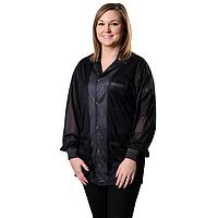 Desco 73868 Jacket ກັບ Cuffs ຖັກ (Black, 5X-Large)