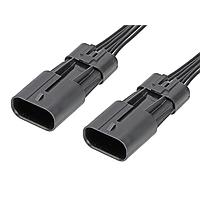 Molex 45146-0601 ປລັກສາຍສະແຕກ Discrete Wire Squba OTS SR 150mm 6Ckt ສີດຳ