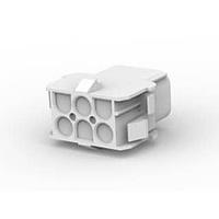 AMP Connectors - TE Connectivity 1586860-1 ກອງຮັບສະຕິກເຊັນ 06P CAP HSG NAT