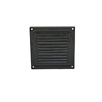 Bud Industries IPV-65100-B ກາງອາກາດ Vent IP65 ຮູບສະແກນສີດ້າງ, ສີດ້າງ 5.3 x 5.3 x 0.3" (ເໝາະສົມກັບ 100x100mm)