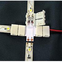 JKL Components ZFS-CNX-8J ຕິດຕໍ່ຮູບຮ່າງ X ແບບ LED Flex Ribbon ການເຊື່ອມຕໍ່ຮູບຮ່າງ X