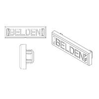 Belden RVUICYL-B24 ອົງປະກອບລະຫັດ ຕູ້ປະສານ MODULAR ເຫຼືອງ 24 ຊິ້ນ ຕໍ່ກະປ່າ