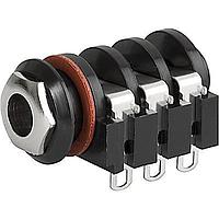 Schurter 4833.2300 ປະຕູໂທລະສັບ AUDIO SOCKET 6.3MM 3P SOLDER