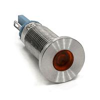 Dialight 620-1202-304F ອິນດິເຄດເຕີ 8mm FLT PMI ເຂືອງ 6VDC