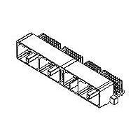 AMP Connectors - TE Connectivity 179686-6 ຕົວເຊື່ອມ 040/070-2 HD HYB CAP ASY 104P