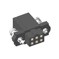 Harwin M80-4D20642FC ຕົວເຊື່ອມ 03+03 ທາງ FEM L/BORE 101LOK