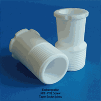 Cowie CW.PC711.3438 ປຸ່ມສະອັດ PTFE, 1.5” NPT, 34/-, ສໍາລັບ 34/45 & 34/35 ໂຄນ, Φ48×h55mm