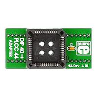 Mikroe MIKROE-147 ບອດຕໍ່ຂໍ້ DIP40 ເປັນ PLCC44 Adapter Board