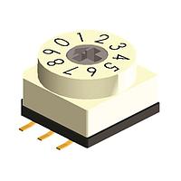 Diptronics RBM3-10RAVB ສະຫນັບສະຫນູນການສະຫນັບສະຫນູນ SMD 3X3 TERM 10 STEP CROSS HEAD ACT