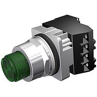 SIEMENS 52PT6K3A ປຸ່ມກົດເພື່ອທົດສອບ PTT PL/ILL PB,MOM,XFMR,600V,GRN,1NO-1NC