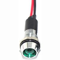 Mallory Sonalert FL1M-12CW-1-G3V ອິນດິເຄເຕີ LED ເຂັ້ມ 12MM ແມັດ 3VAC/DC