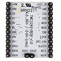 ADI Trinamic TMC5240-BOB ຕົວຄວບຄຸມ / ຕົວຂັບມະໂຕເຕີ Stepper Motor Controller / Driver Silent stepper motor cDriver 4.5 to 36V, up to 2.1A with SPI Interface, 256 Steps, SixPoint ramp controller SpreadCycle and Stealthchop2