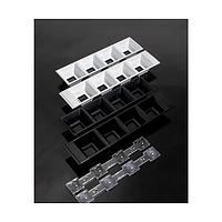 Ledil C17423_DAISY-4X1-SHD2-WHT-MATT ເລນ LED Matt Wht 4 ຕຳແໜ່ງ ເລນຊ໌ກັບແບ່ງຂາຍແຕ່ລະອັນ