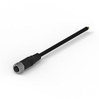 Wurth Elektronik 643622120308 Sensor Cables / Actuator Cables WRCIRC M12 Screw Coding A Cable Assembly with 2 m PVC cable Straight with Metal Coupling Nut Female connector, polarity 8