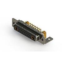 EDAC 630-17W2640-3T4 ຕູ້ຕິດຕໍ່ D-Sub ປະສົມມຸມຂວາ ຕູ້ຕິດຕໍ່ພະລັງງານ Combo D-Sub