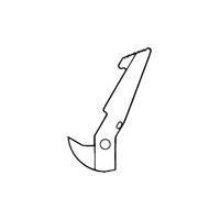 AMP Connectors - TE Connectivity 499287-1 ອຸປະກອນເສີມ HEADER LATCH