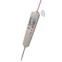 TESTO 826-T4 ເຄື່ອງວັດແທກອຸນຫະພູມອິນຟາເຣດພ້ອມເຄື່ອງໝາຍເລເຊີ ແລະ ເຈາະເຈາະເຂົ້າອາຫານ (-50 ~ +300 °C)