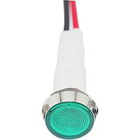 Mallory Sonalert FL1P-10NW-4-G12V ອິນດິເຄເຕີ LED ສີຂຽວ 10MM ແກ້ວ 12VAC/DC