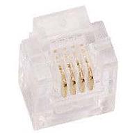 MH Connectors MHRJ126P4CR ຕູ້ຕໍ່ແບບມົດູລາ / ຕູ້ຕໍ່ເອເທີເນັດ 6 P 4 C ປຸ່ມບໍ່ມີການປົກກັນ -RJ12- BUDGET