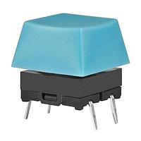NKK Switches JB15KP-1G ປຸ່ມສະຫນອງສະຕິກ OFF-(ON) ຕິດຕັ້ງ PC ຝາສີຟ້າຮູບຮ່າງ