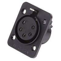 Amphenol Audio AP-5-21 ຕູ້ເຊື່ອມລະບົບລະບົບລະບົບ FEM CHASIS RECT FLNG Machined CONT