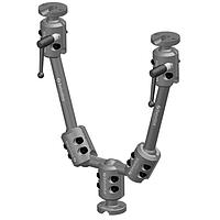 Swivellink SLM-110100XS ຊຸດພື້ນຖານຂາງຄູ່ ຊຸດຂາງຄູ່ຂະໜາດນ້ອຍມີລິ້ງຄູ່ 100MM