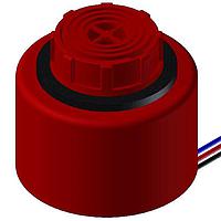 PUI Audio AW-10PR-NSVC ເຊີນ Siren, 12VDC, ແດງ, 106 dBA, IP65