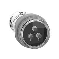 SCHNEIDER XB5EV57L4 ອິນດິເຄເຕີ 3 ຟາດ VOL indic PL W/3 WHITE LED 400VAC