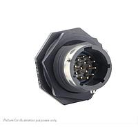 Eaton Souriau-Sunbank UTGX712D14P ຮອບຮວມ Jam nut receptacle, ບໍ່ມີຫົວຫົວຫົວ, ມີ 14 ຕິດຕໍ່ PCB ຊາຍ, IP68/69K ໃນສະພາບບໍ່ໄດ້ຕໍ່ກັນ