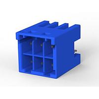 AMP Connectors - TE Connectivity 2-1971906-3 ຊຣູດ GI CONN 3.3 HEADER ASSY 6P