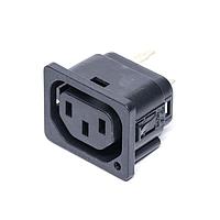 Schurter 3-104-300 ປຸ່ມອອກ 10A APP OUTLET 2.5mm 12AWG V & S LOCK BL