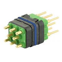 Eaton Souriau-Sunbank 8MQ2M0816RDE ຕູ້ເຊື່ອມຕໍ່ແບບມົດູລາ - ໂມດູນ Push Pull MQuick, ປິດກັບ, ມີຕິດຕໍ່ PCB ຊາຍຊັດເຈນ