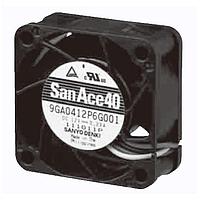 Sanyo Denki 109P0405H601 ພັງລົມ DC Axial, 40x40x20mm, 5VDC, Tachometer