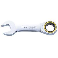 TOP Kogyo RCW-17S ທໍ່ປະຈົກສັ້ນ Ratchet Combination Wrench (17mm)