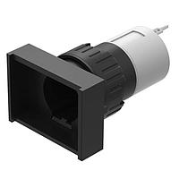 EAO 31-041.006 ຕົວຊີ້ວັດຕິດຕັ້ງບົດ Panel / ຕົວຊີ້ວັດສະຕິກ Switch Actuator, 16 mm, 24 mm x 18 mm, ຮູບສະແກນສີດໍາ, ພລາສຕິກ, ເຕີມຕົວສາຍສາກົນ, 2 x 0.5 mm