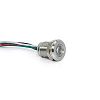 Dialight 624-1123-317F ຕົວຊີ້ວັດ LED ຕິດຕູ້ 12mm RGB 12VDC ມີສາຍສອງ