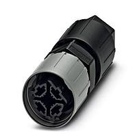 PHOENIX CONTACT 1414705 ຕົວເຊື່ອມຕໍ່ມິດຕຣິກຮູບວົງກົມ QPD P 2PE1,5 4-9 BK