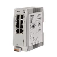 PHOENIX CONTACT 2702324 ອຸປະກອນສະຫນັບສະຫນູນເຄືອຂ່າຍ Ethernet ທີ່ຈັດການ FL SWITCH 2008