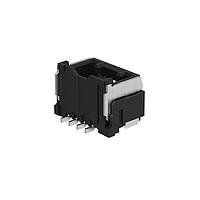Molex 502584-0461 ປຸ່ມຮັບ 1.5mm CLIK-Mate Rcpt SR SrfMnt 4Ckt ສີດຳ
