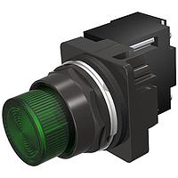 SIEMENS 52BL4C3 ໄຟສະແດງ Pilot Light,NEMA4X,FV 12V,ສີຂຽວ,PLAS