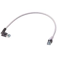 HARTING 09488587585005 Cat 6a VB RJ45-DB RJ45 ສີເຫຼືອງ 0.5m