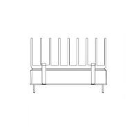 TDK-Lambda ACC-PX2X1-HC03 ຊຸດຮອງຮ້ອນ Heat Sinks Heatsink kit PXD40/60 20.32mm fin ມີ 2 ກຣິບແລະແຜ່ນຄວາມຮ້ອນ