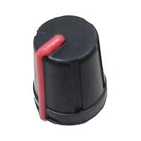 Eagle Plastic Devices 450-1C618 ປຸ່ມຮູບສົງຄົນ SOFT TCH SH BK/RD T18